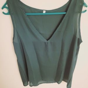 Green Sheer Tank